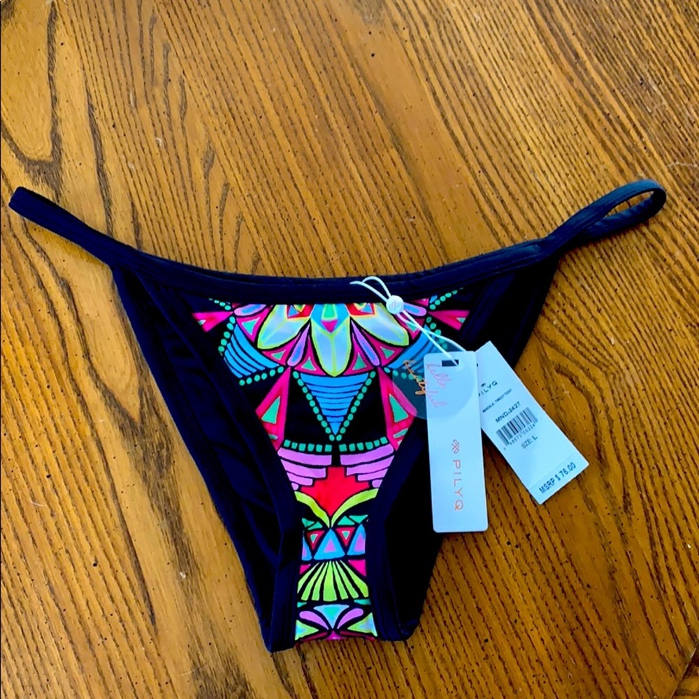 NWT PILYQ Mandala Twiggy Teeny Bikini Bottom
